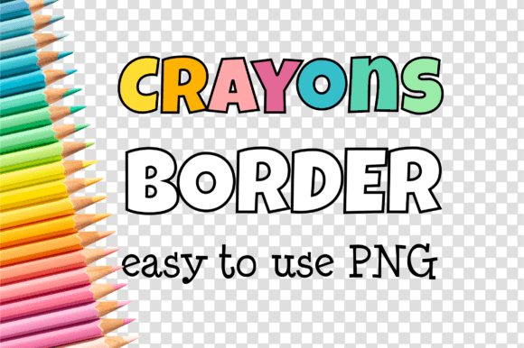 Crayons Color Pencil Border Frame Mockup: A Practical PNG Asset for Everyday Creative Work