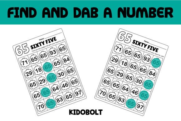 PreK Dab a Dot Number Worksheet – 65: A Multisensory Foundation for Early Number Fluency