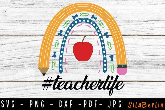 Teacher Life SVG, Teacher Gift, School: Strategic Design Assets for Educators and Creators