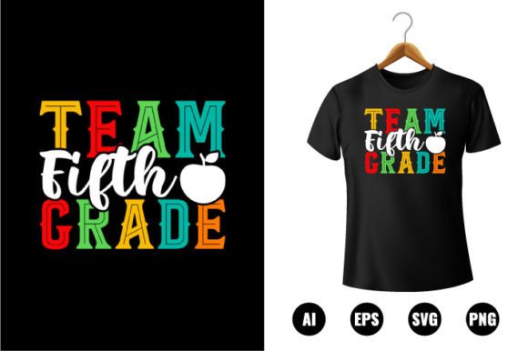 Team 5th Grade T-shirt Design